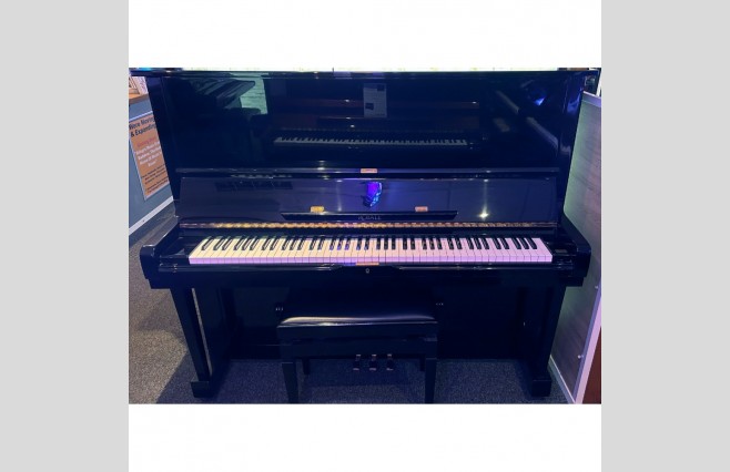 Used Daewoo Royale Polished Ebony DW7 Upright Piano - All Inclusive Premium Package (SN:072967) - Image 1